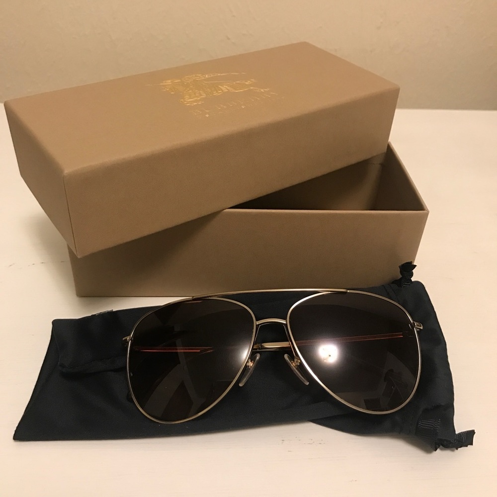 Burberry aviator sunglasses